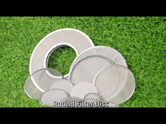 1- Disco redondo da tela de filtro da rede de arame de aço inoxidável da elevada precisão de 3500 malhas