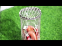 Bbq Net Redondo Disponível Bbq Grill Net Barbecue Wire de aço inoxidável