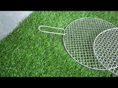 Grelha de arame de aço inoxidável 304 de alta qualidade e barata de titânio para assar, assar e resfriar alimentos