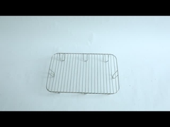 Bbq Net Redondo Disponível Bbq Grill Net Barbecue Wire de aço inoxidável