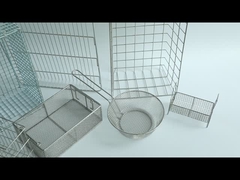 Cabinet Plated Snack Selling Wood Mesh Shopping Grid Durable  Factory Direct Sell Square Metal Wire 