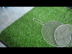 Malha de grelha de aço inoxidável com revestimento antiaderente, fácil de limpar após o uso