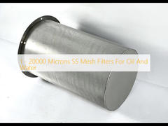1 - 20000 mícrons de SS Mesh Filters For Oil And Water