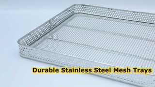Stainless Steel Perforated Metal Mesh Tray Display
