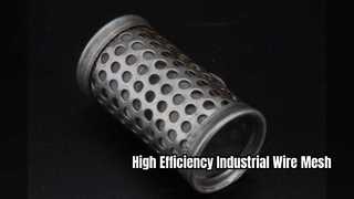 Custom 304 316 Stainless Steel Perforated Metal Filter Cylinder for Industrial Filtration