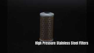 High Strength Perforated Stainless Steel Filter Tube | Punching Hole Metal Filter Cartridge