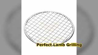 Stainless Steel BBQ Grill Net for Perfect Lamb