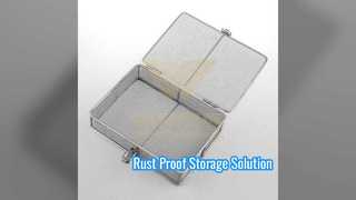 304 Stainless Steel Mesh Basket Rust Resistant Storage Solution