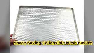 Collapsible Mesh Basket Smooth Edges Low Maintenance