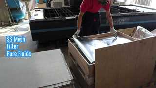 Ampla faixa de filtragem, filtro de malha ss, resistência à corrosão com aço inoxidável 304
