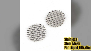 Malha de aço inoxidável de resistência de alta temperatura para filtragem líquida