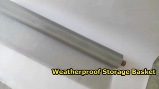 Durable Wire Basket Weather Resistant Storage Solution